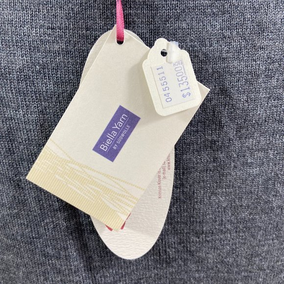 Rare Krimson Klover  Wool Sweater by the sweater girl Biella Yarn Sugared Lace - Picture 7 of 13